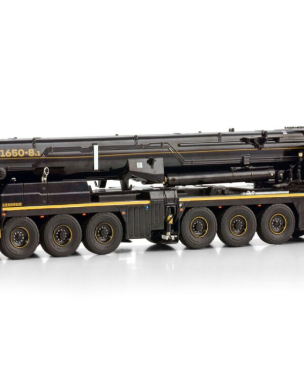 WSI Models model Liebherr LTM 1650-8.1 Black/Gold edition kovový sběratelský model v měřítku 1:50 výrobce WSI models