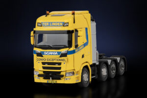 IMC Models model Scania S 8x4+Super Wing Carrier Ter Linden kovový sběratelský model v měřítku 1:50 výrobce IMC models