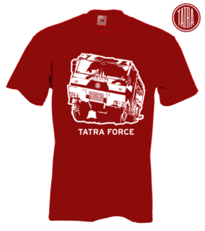 Tatra tričko pánské TATRA FORCE hasič červené XXL materiál: 100% bavlna Prát a žehlit po rubu! nové zboží