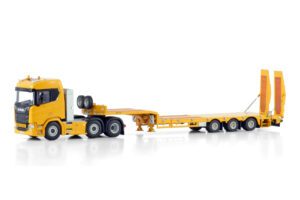 WSI Models model Scania R 6x2+Broshuis 3a kovový sběratelský model v měřítku 1:50 výrobce WSI models