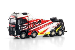 WSI Models model Volvo FH4 8x4 Falkom DTM Mazuret kovový sběratelský model v měřítku 1:50 výrobce WSI models