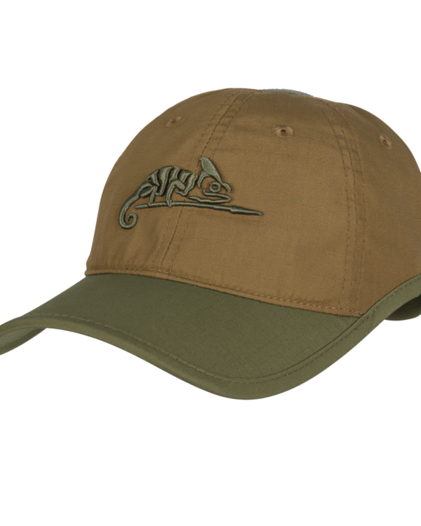 Helikon kšiltovka Helikon s logem R/S coyote/oliva čepice baseball Logo Cap s výšivkou Helikon-Tex® vpředu  výstřihy přes uši umožňují velmi pohodlné nošení s brýlemi