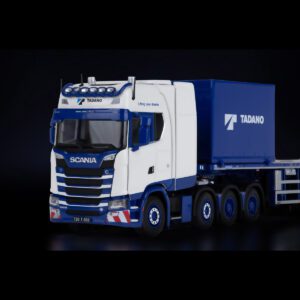 IMC Models model Scania S 8x4 + Nooteboom Ballast trailer 6a Tadano kovový sběratelský model v měřítku 1:50 výrobce IMC models
