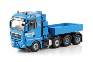 WSI Models model MAN TGX XXL 8x4 ballastbox KANSON kovový sběratelský model v měřítku 1:50 výrobce WSI models