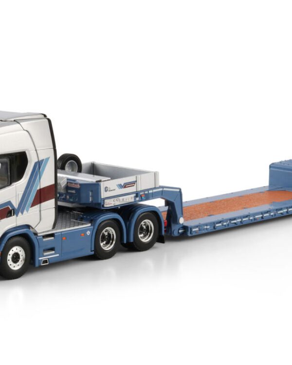 WSI Models model Scania S 6x4+Nooteboom 2a Pol Transport kovový sběratelský model v měřítku 1:50 výrobce WSI models