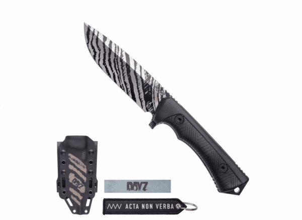 ANV Knives nůž ANV P250 DAYZ Zombie edice nože P250 - ANV Knives x DayZ. Další spolupráce ANV Knives a studia Bohemia Interactive přináší nůž P250 inspirovaný světem hry DayZ – survival hry zasazené do postapokalyptické východní Evropy. Podobně jako nůž vytvořený ke hře Arma Reforger