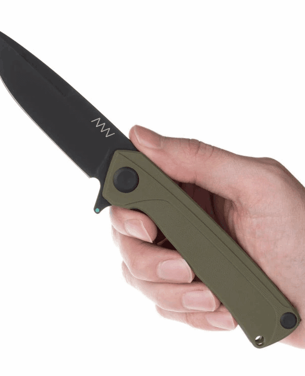ANV Knives nůž ANV Z100 BB DLC černá/hladké ostří