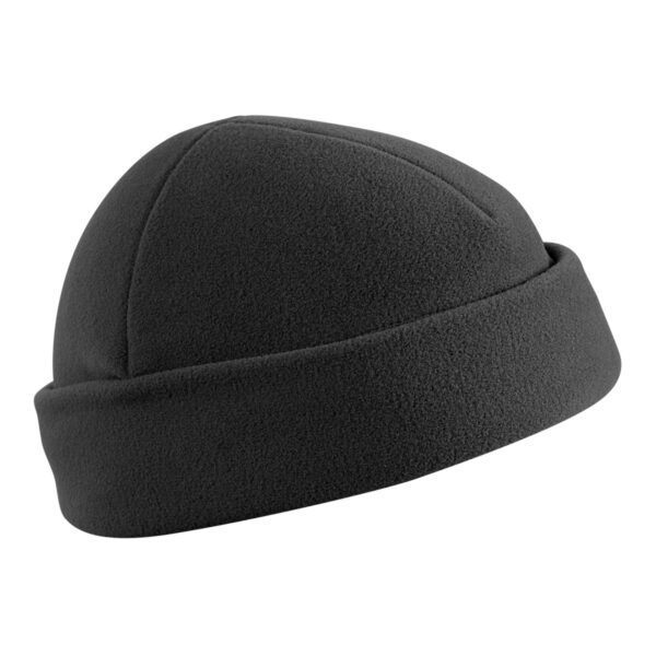 Helikon čepice Helikon fleece black Helikon čepice Helikon fleece black Fleecová čepice. Přijemné nošení. Nový materiál FLEECE rychle schne a výborně izoluje při nízké váze. V této čepici vám určitě zima nebude a navíc budete vypadat stylově. Barva černá. fleecová čepice ohrnutý lem sešitá tak aby seděla dobře na hlavě universální velikost - materiál je mírně elastický materiál 100% polyester fleece
