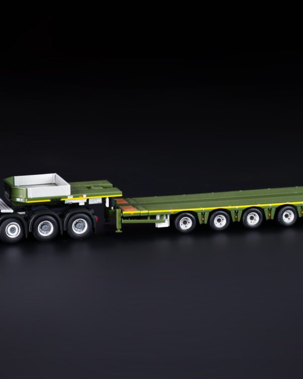 IMC Models model Scania S 8x4+Nooteboom 7a khaki kovový sběratelský model v měřítku 1:50 výrobce IMC models