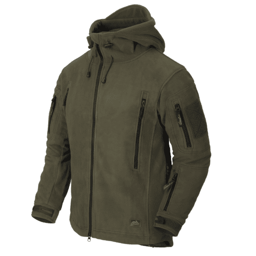Helikon bunda Helikon Patriot fleece oliva XXL Teplá fleecová bunda do různorodých povětrnostních podmínek. Bunda Patriot je odolná a praktická