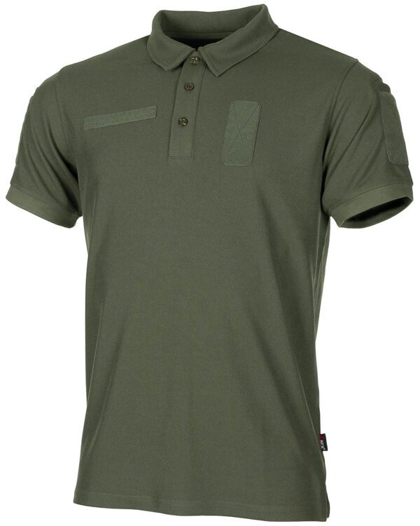 MFH polotričko Tactical Coolmax oliva XXXXL Polokošile vyrobená z odolného polyesteru. Tento materiál obsahuje 50 % vláken Coolmax